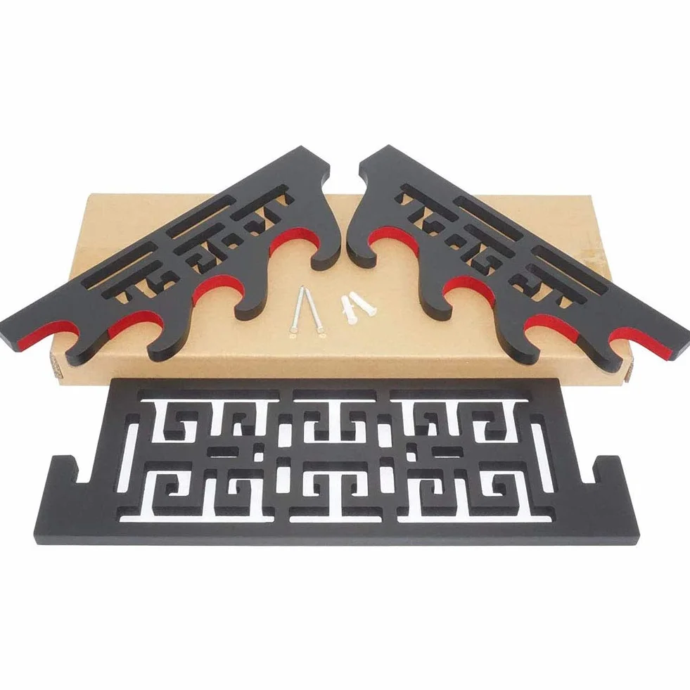 Soporte Espada de Pared Terciopelo Acolchado Katana Samurai 4 Niveles