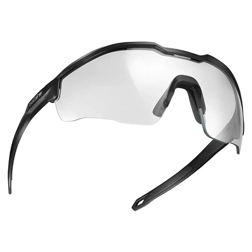 Genérico Bollé MY6 Gafas Balísticas, airsoft y paintball, Lente Transparente, Montura Negra, 37g, Diseño Envolvente