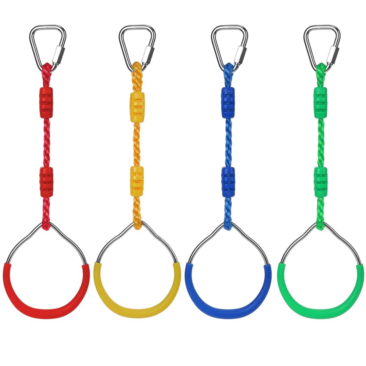 Anillos de Gimnasia para niños,Morwealth Anillas de Escalada para Anillo de Ninja, Anillo de Escalada, Anillo de obstáculos