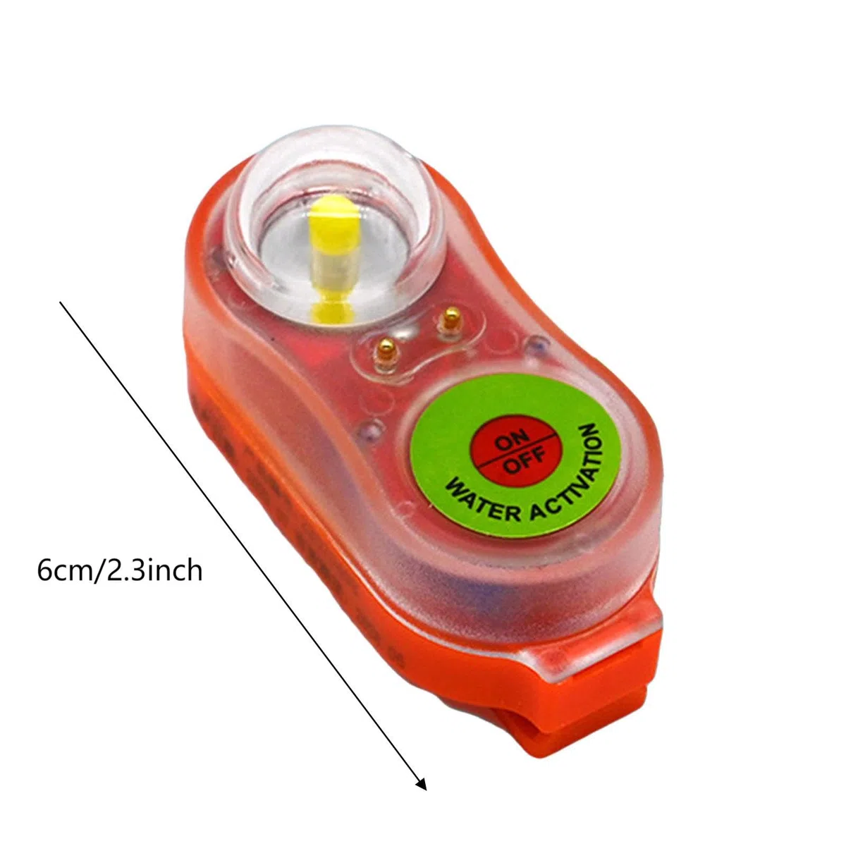 Luces de chaleco salvavidas LED con activación de agua – Juego de 4/8 piezas – Rojas y Verdes para Emergencia en el Mar para Supervivencia en Agua de Emergencia