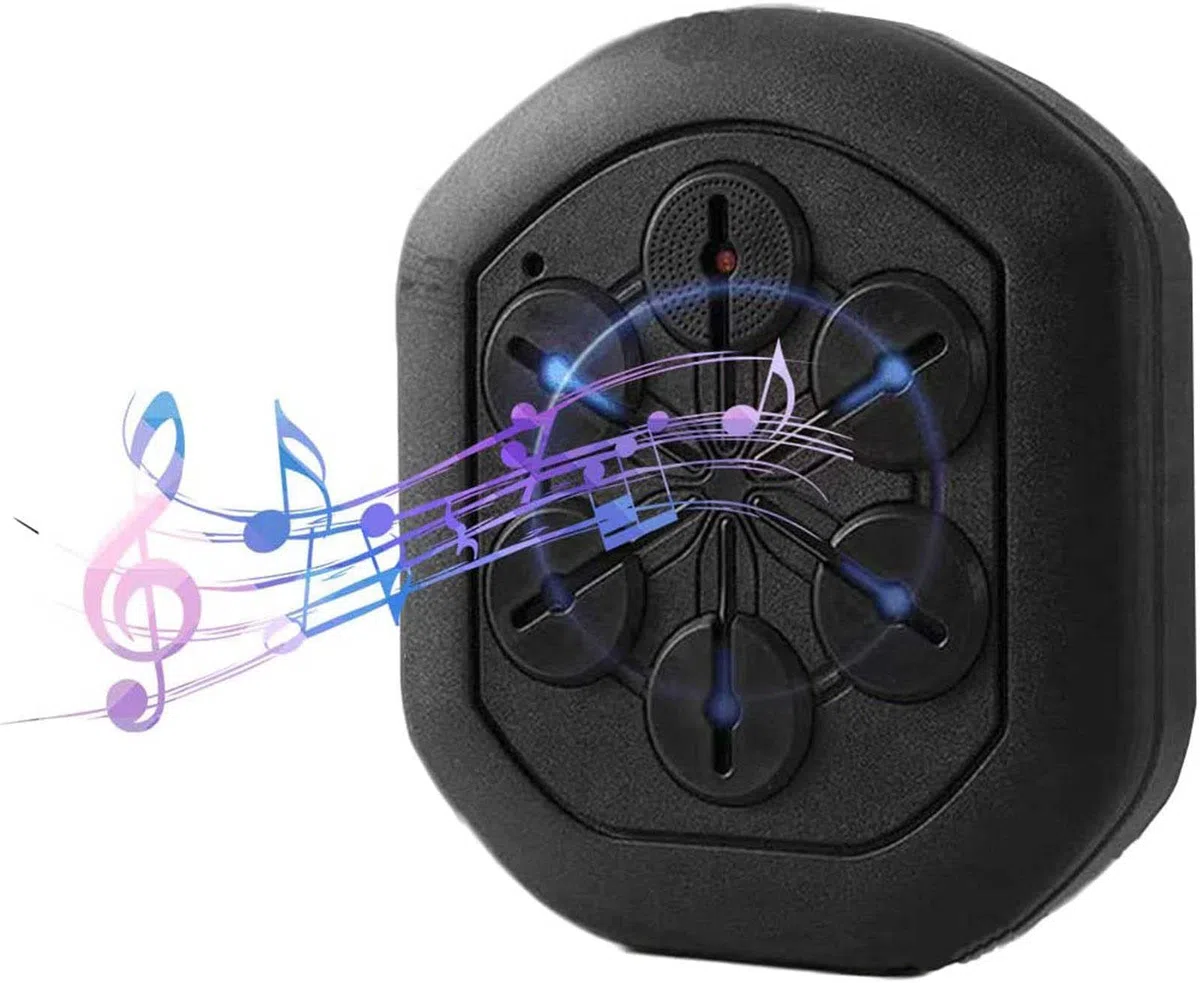 Blanco de Pared de Boxeo Electrónico de Música, Máquina de Boxeo Musical, Entrenamiento de Boxeo Montado en la Pared, Blanco de Boxeo, para Niños Y Adultos