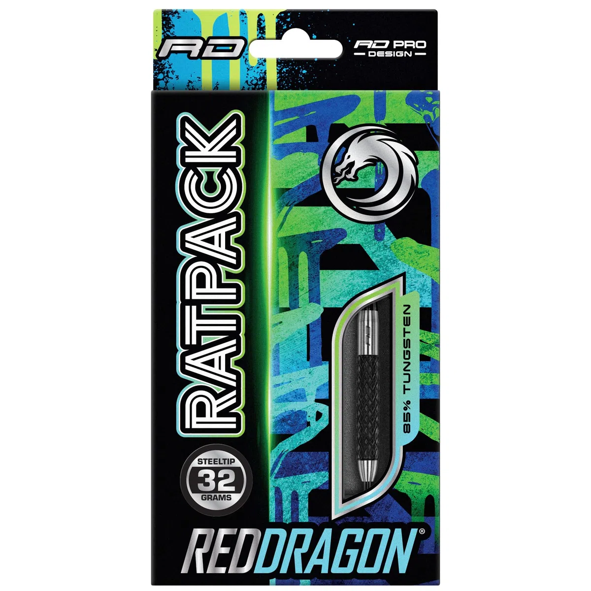 RED DRAGON Rat 26g, 28g, 25g, 30g, 32g o 35g Dardos de Tungsteno de Punta de Acero con Plumas y Eje de Dardos