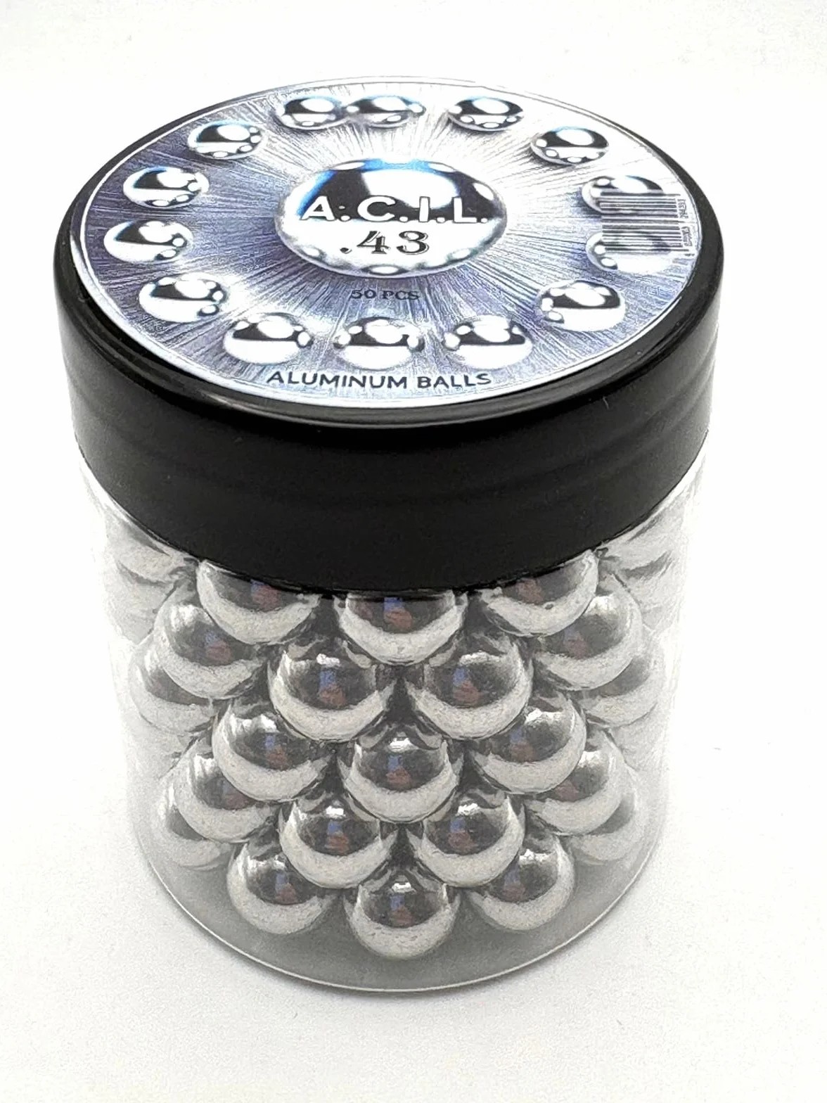 Bolas de aluminio en 43 Caliber Solid Resuable Seamless Paintballs for High Impact, Training, Target Practice and Defense. 43 Cal.