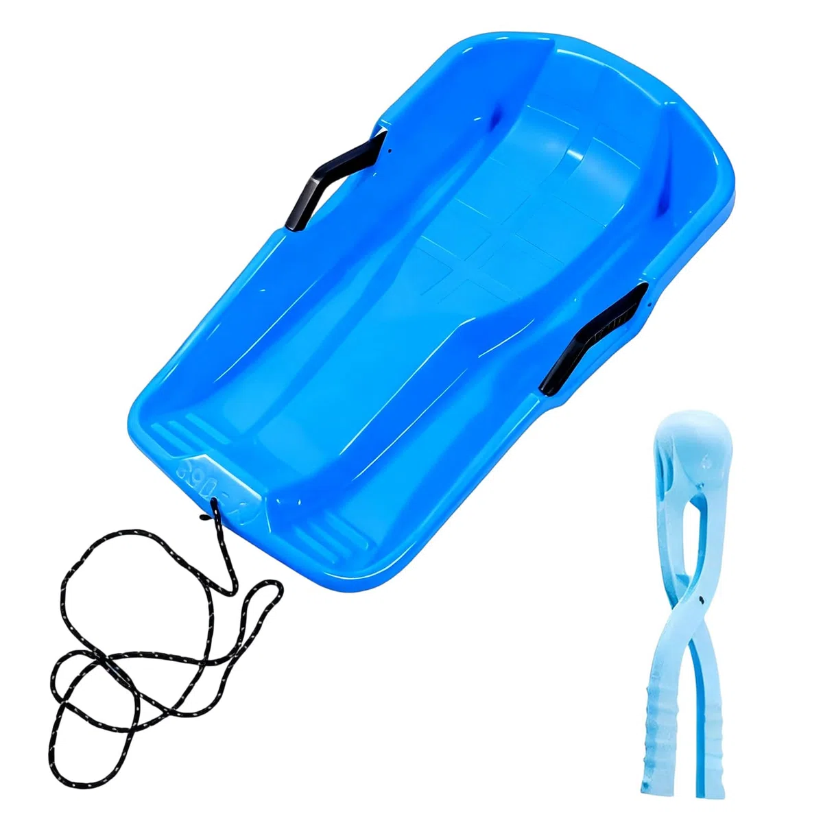 Trineo con tobogán, tobogán de Alta Velocidad: Trineo de Nieve para Niñoѕ y Resistente Hecho de PE para Nieve, Playa, césped Trinëo al Aire Libre para familias, niños, Adultos, niños, niñas, a