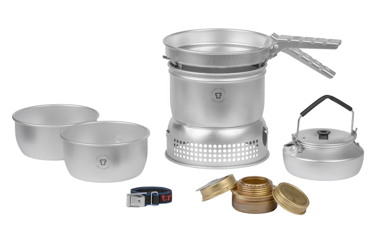 Trangia 27 Cookset - con Tetera de Tetera de Acampada