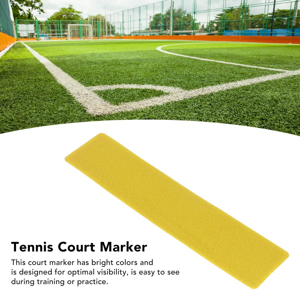 Gavigain 10 Piezas Kit de Marcador de línea de cancha, Marcador de Punto de Tenis línea de Marcado multipropósito para niños Baloncesto Voleibol bádminton Entrenamiento al Aire Libre