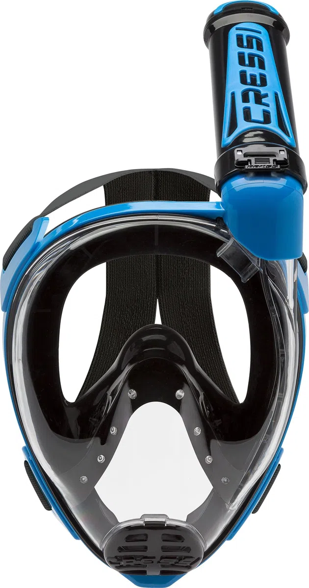 CRESSI Duke Full Face Snorkel Dry Mask - Large Vision Full Face Mask with Snorkel Dry, Unisex