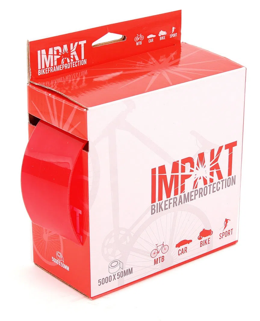 Msc Bikes Impakt.1.2Xmm50mmx5 - Protector de Cuadros y vainas de Ciclismo, Color Transparente