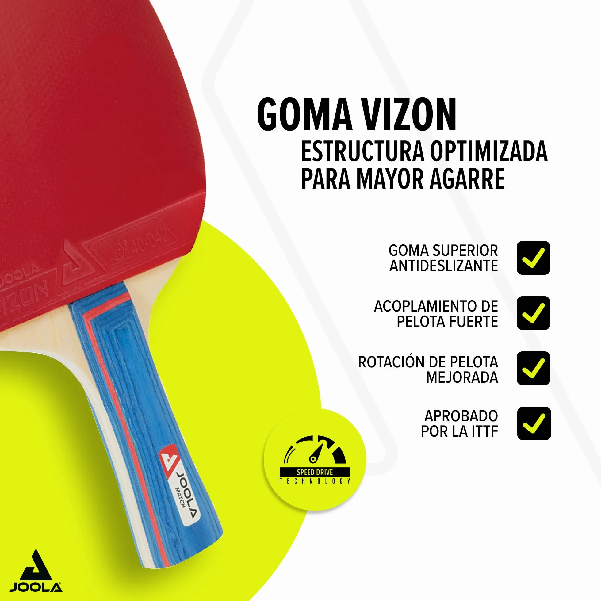 JOOLA Juego de Tenis de Mesa Homologado ITTF - Raqueta, Funda, Red y Pelotas
