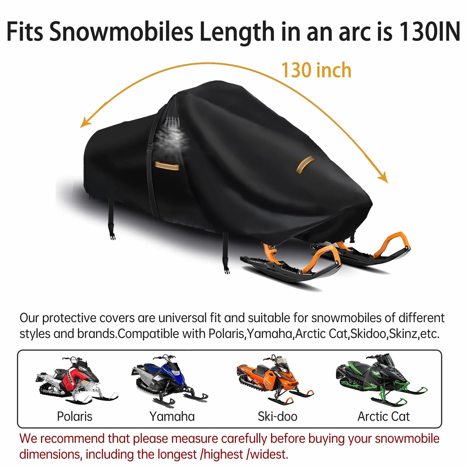 Funda para moto de nieve Oxford 420D resistente 2 hebillas rejillas ventilación universal Polaris Ski-Doo