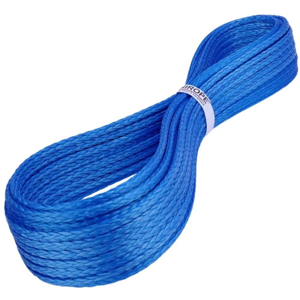 Kanirope® Dyneema Rope PRO 4 mm 10 m azul 12 hilos trenzado SK78 conjunto de calor recubierto