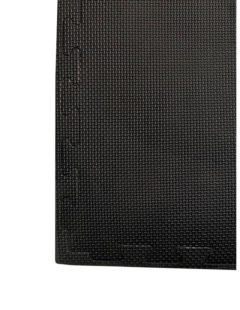 JARDIN202 - Tatami Puzzle | Lote x5 loseta - Rojo/Negro | Esterilla Reversible Antideslizante | Artes Marciales, Judo