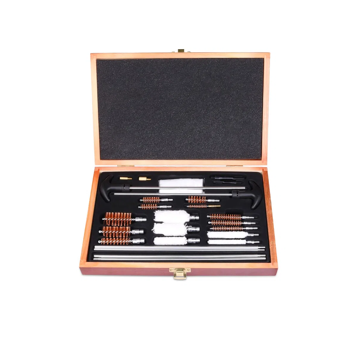 Kit Limpieza de Armas Universal para Todos Los Calibres, Kit de Limpieza de Pistola Rifle Escopeta, 5.56mm 9mm, Cal 12 17 22 223 270 308 357, Amplio Set de Limpieza para Armas/Accesorios