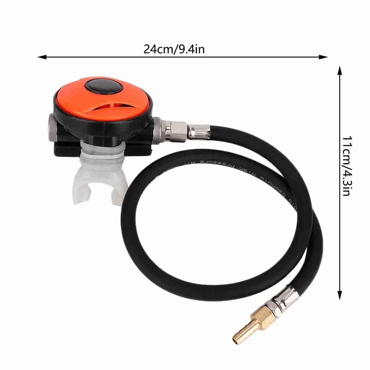 Regulador de Divcas, Regulador de 2da Etapa de Buceo Regulador de Buceo de Snorkel con Boquilla Ergonómica para Bucear Accesorio de Equipos de Buceo