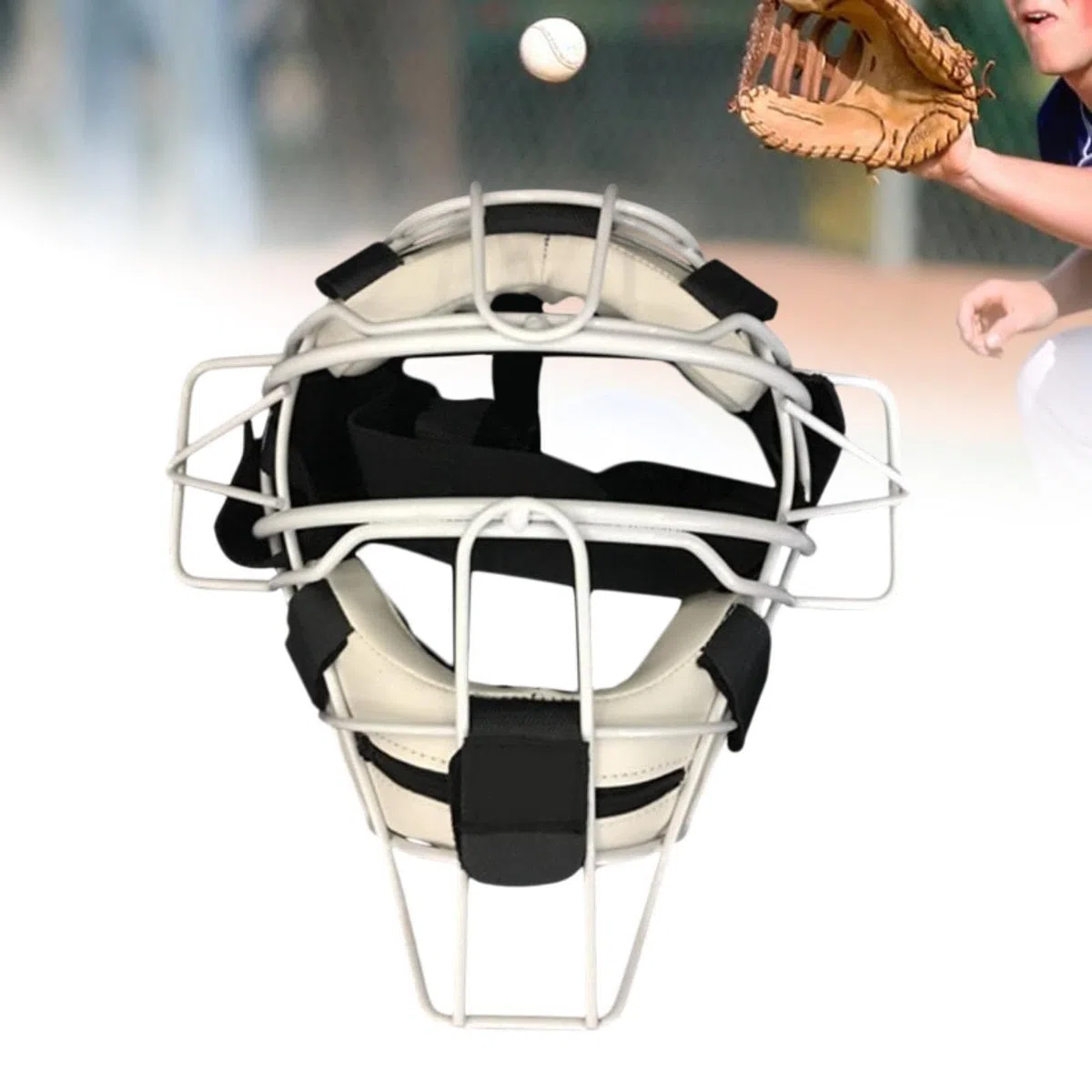 Casco para Receptor de Béisbol con Máscara Facial Integrada