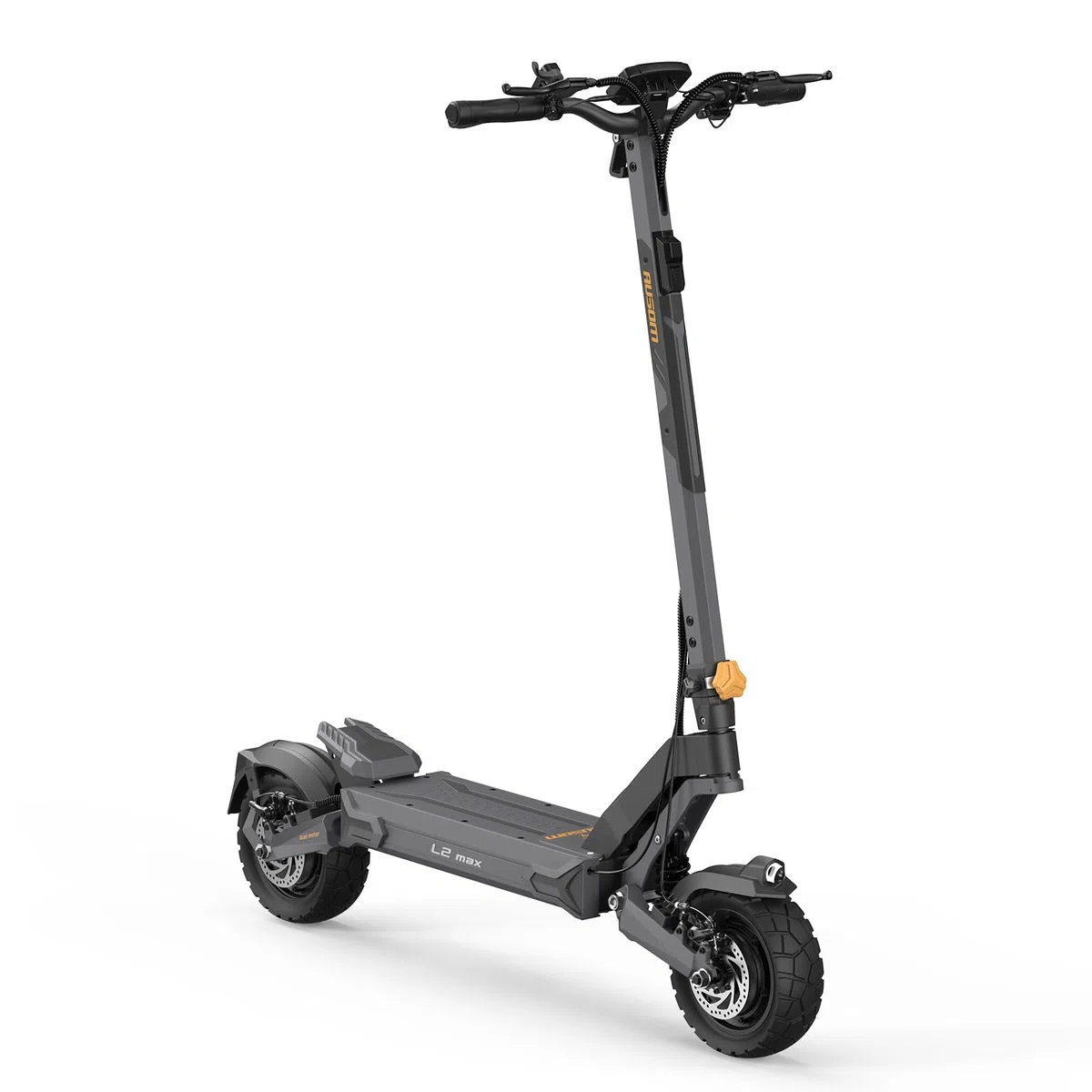 Patinete Eléctrico, Ausom L2 MAX Doble Motor, Autonomía 90KM, Ruedas 10x3.0 Todoterreno, Plegable Scooter Electrico