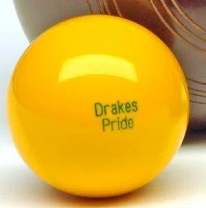 Drakes Pride - Jack para bolos de césped, color amarillo