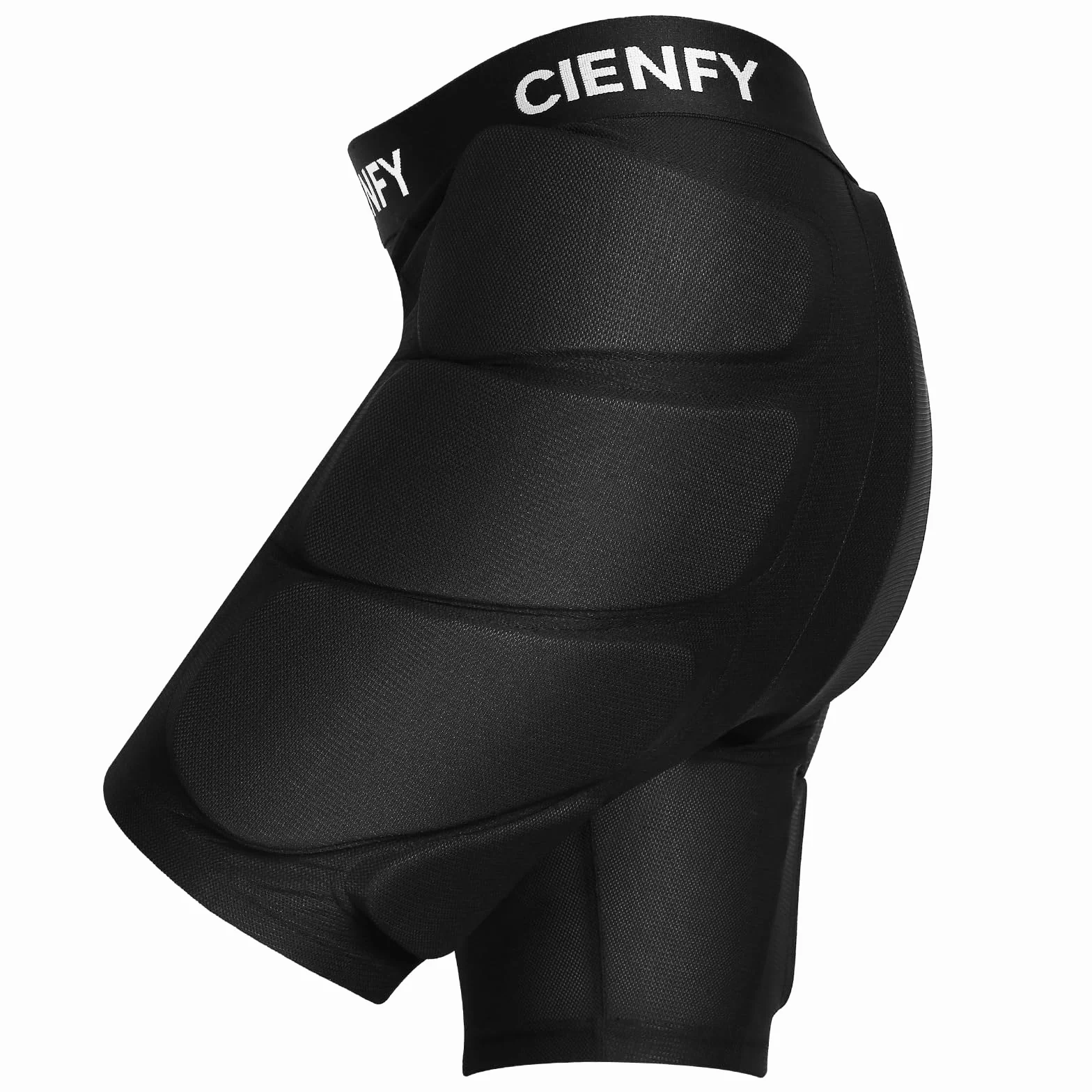 Cienfy Pantalones Cortos Acolchados Protectores de EVA para Snowboard, Patinaje y esquí, protección de Cadera 3D para Cadera, glúteos y coxis