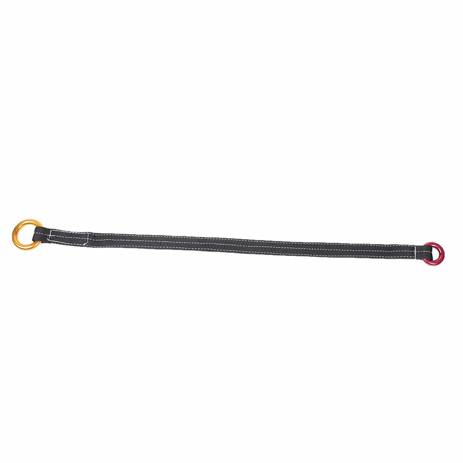 Demeras Cordón de árbol de Escalada de 120 CM Cordón de Alambre de Rescate de árbol de Escalada al Aire con 2 Anillos Colgantes para Escalar