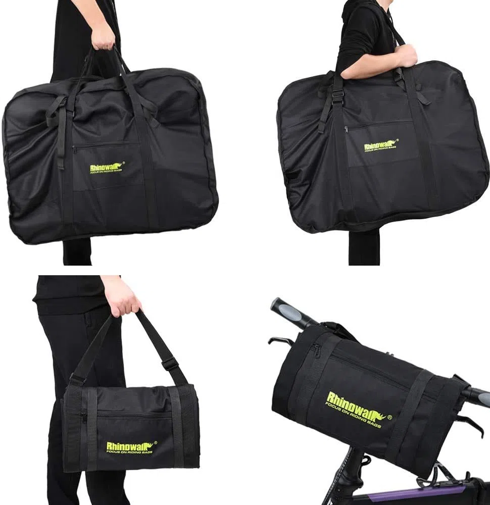 UBORSE Bolsa de Transporte Plegable para Bicicleta Impermeable Bicicleta Funda Transporte Bolsa de Almacenamiento para Bicicletas de Viaje de 20 Pulgadas Bolsa para Bicicleta