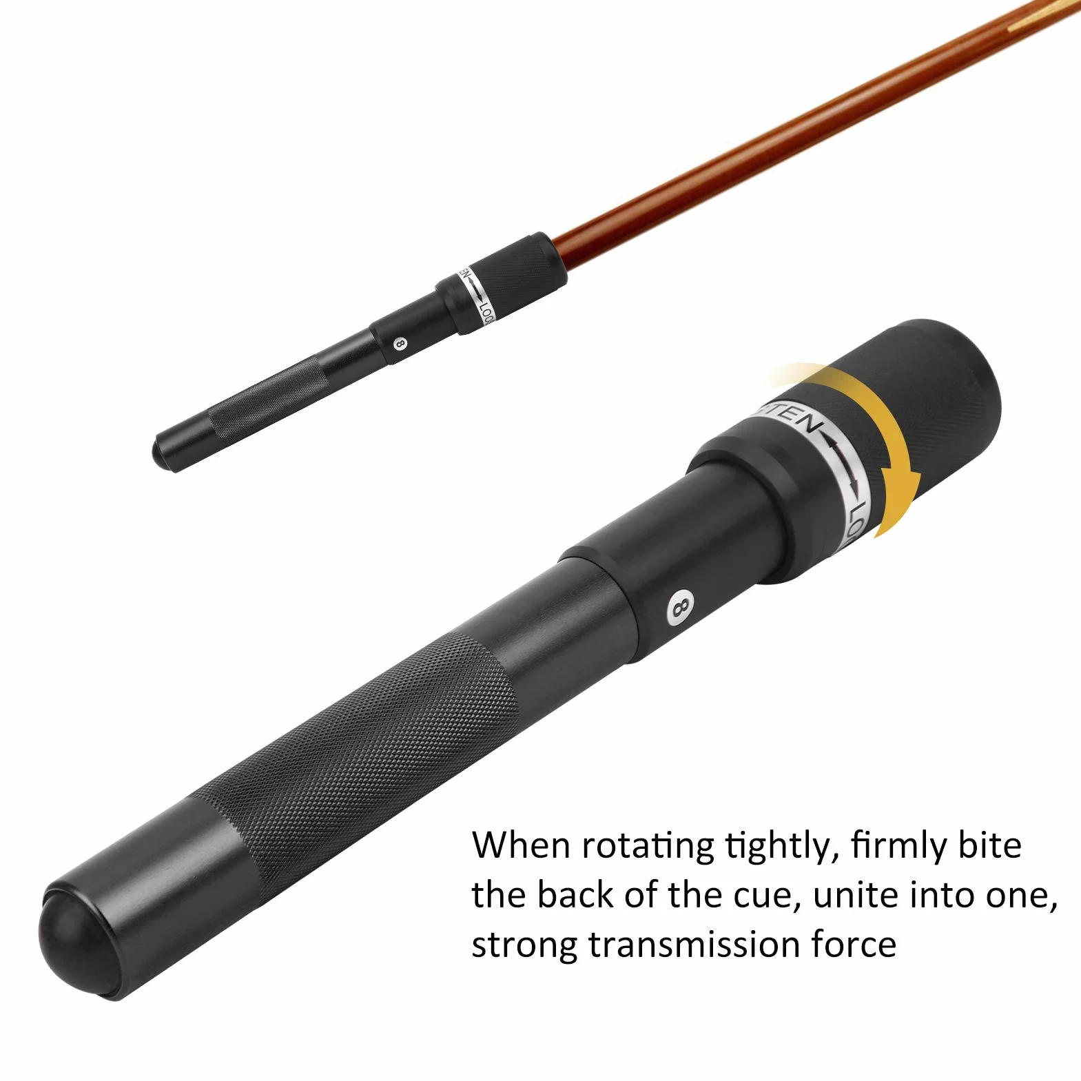 VGEBY Mango de extensión de Taco de Billar, Extensor telescópico para Billar
