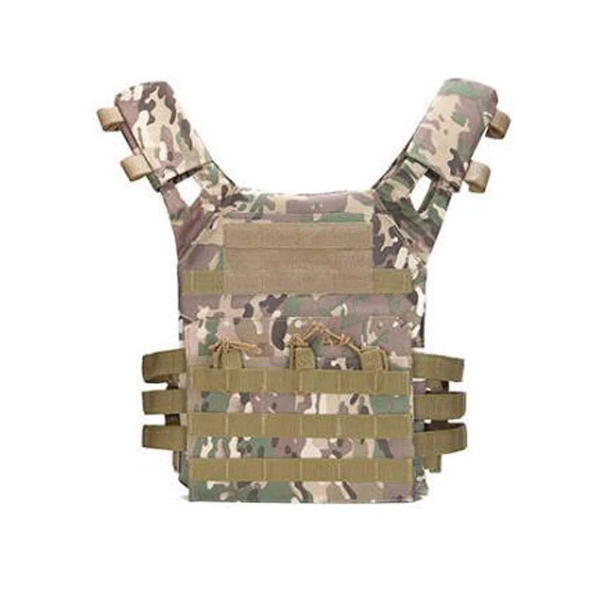 Blanketswarm Chaleco táctico, chaleco de combate de camuflaje ajustable, juego de campo Cs al aire libre, chaleco modular de asalto para entrenamiento de combate protector para adultos