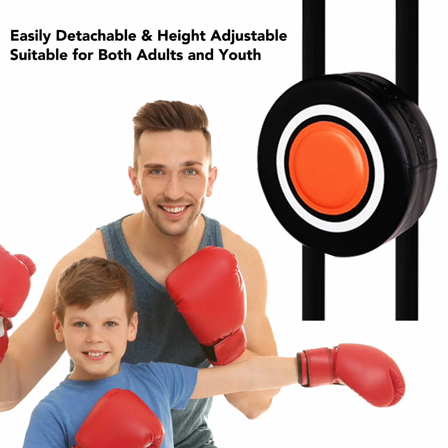 Bolsa de Boxeo de Cuero Grueso para Entrenamiento Fitness, Montar en la Pared
