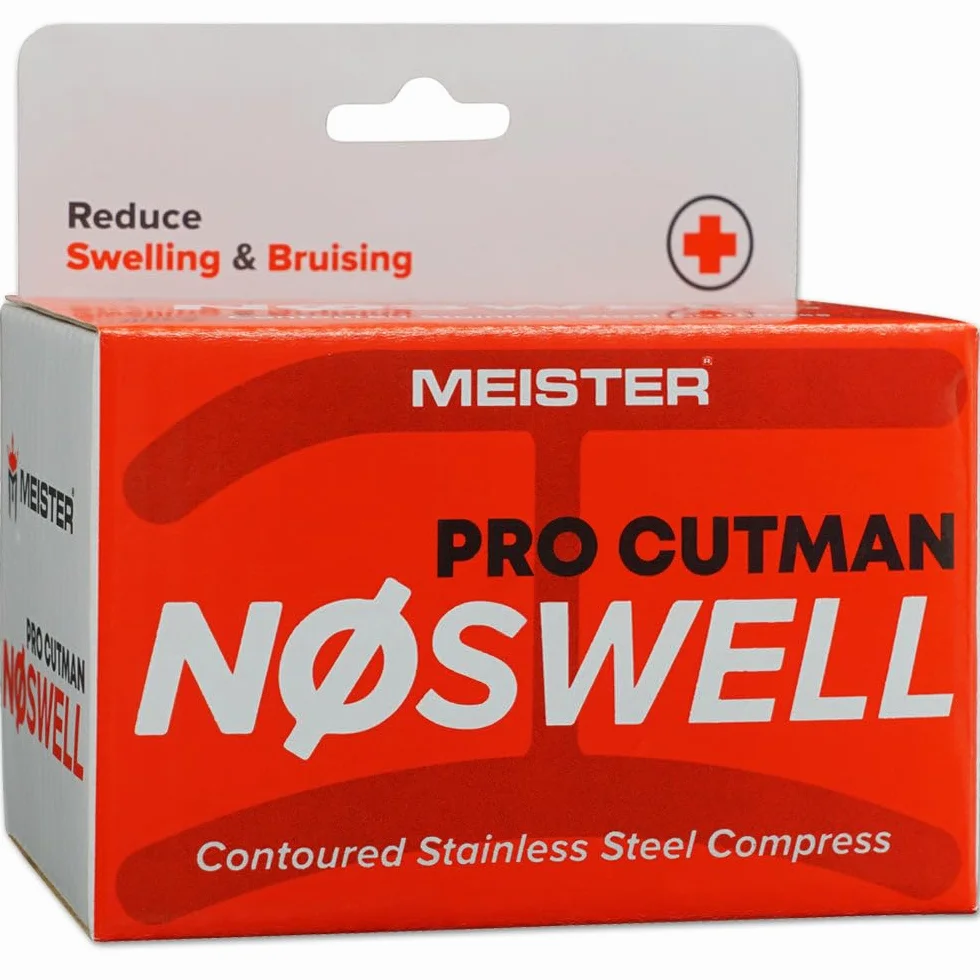 Meister Pro Cutman Compresa contorneada de Acero Inoxidable para contusiones