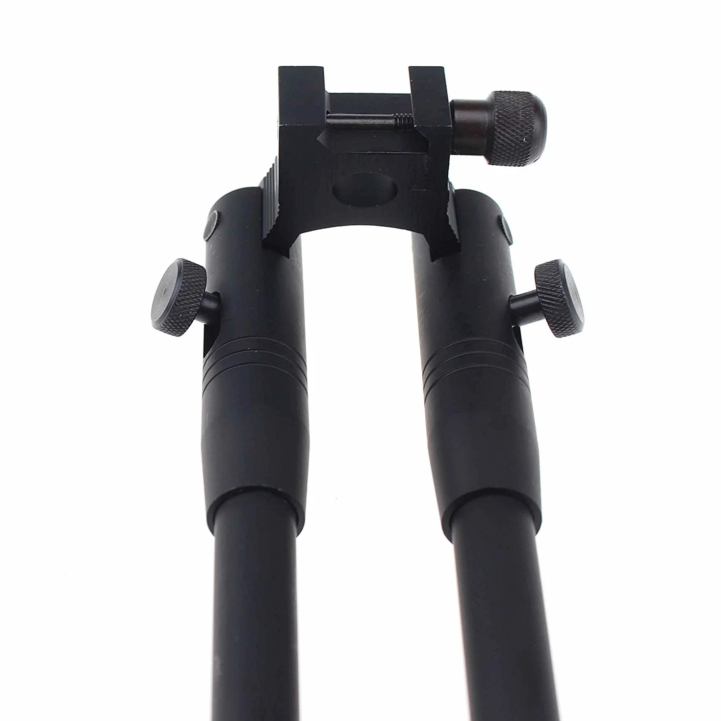 BigTron Tactical Accessories - Bipode Montaje Eslabón Giratorio Bipod Ajustable 6"-9" con Doble Bloqueo Universal Barrel Adapter
