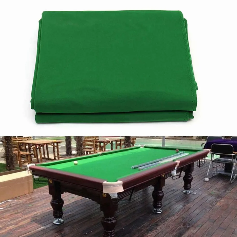 Paño de fieltro para mesa de billar de 8 pies, protección con 6 tiras de tela