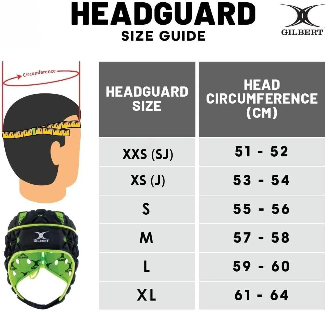 Casco Rugby Gilbert Air Blanco (Headguard), Tallas Senior/Junior (L)