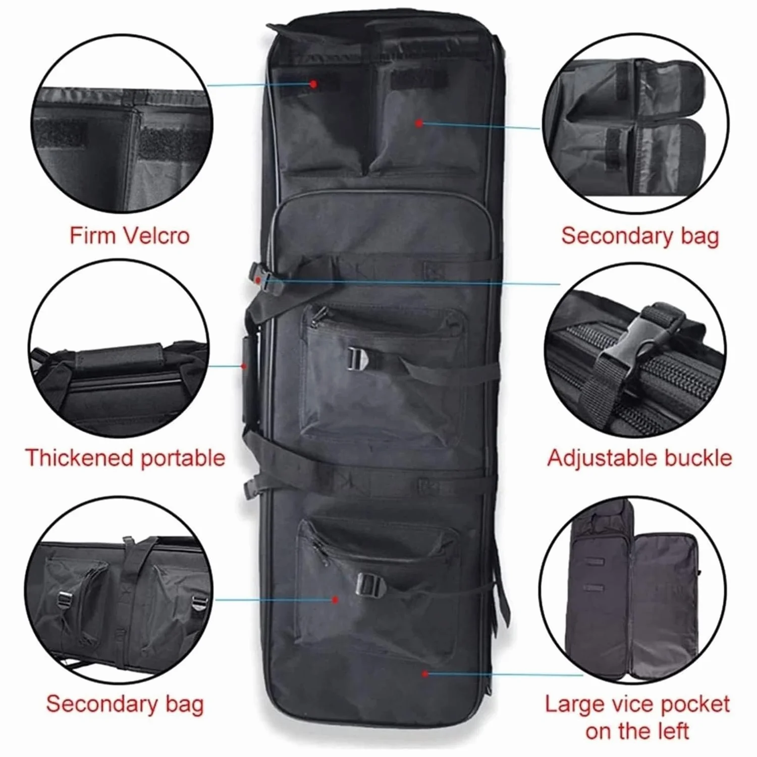 Airsoft Armas Mochila para Fusil Bolsa Táctica Porta Escopeta Caza
