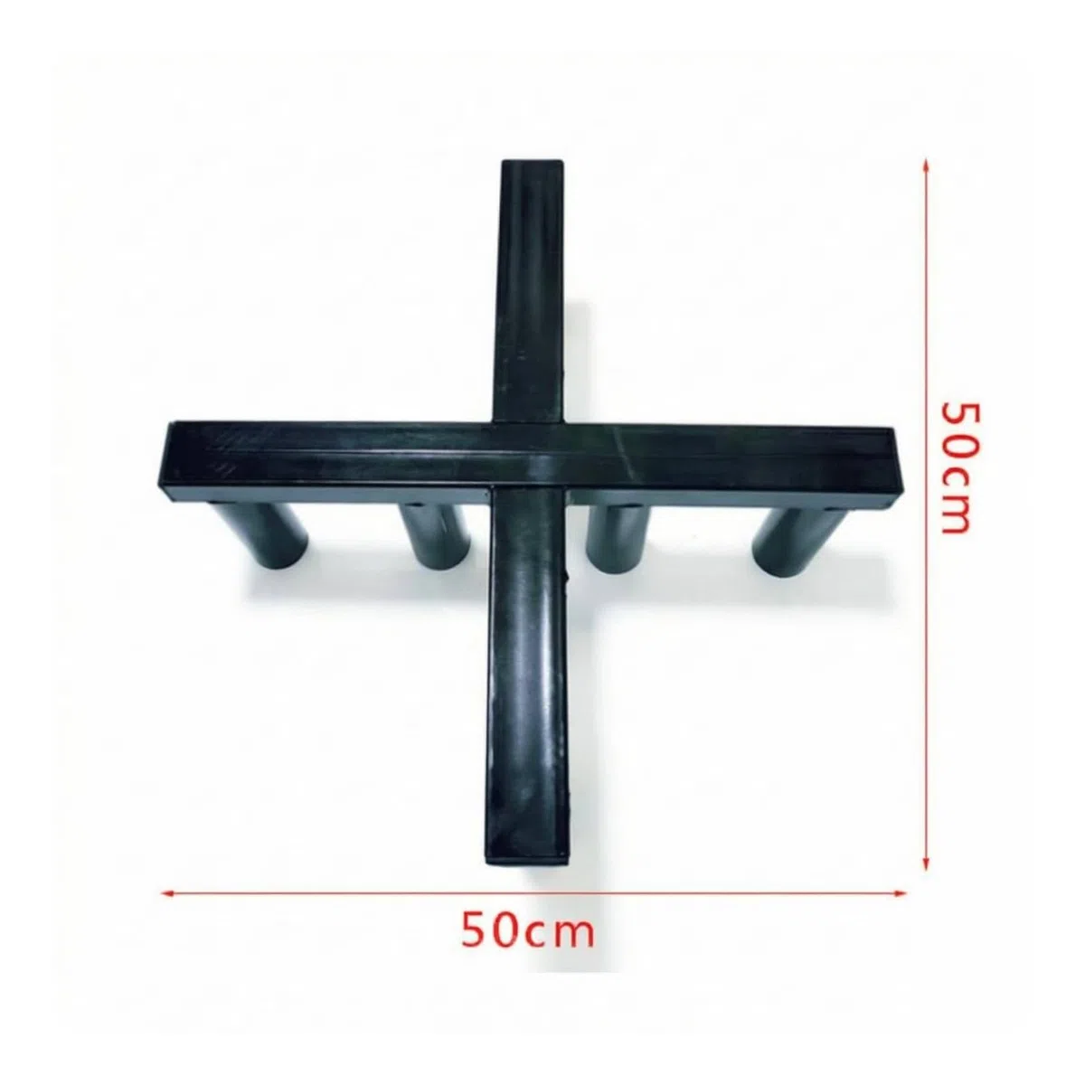 Soporte para Barras Olímpicas Estante Portabarras Organizador para Pesas Soporte Vertical de Acero con 8 Huecos y Diseño Adecuado para Salas de Pesas Box de Fuerza Garaje