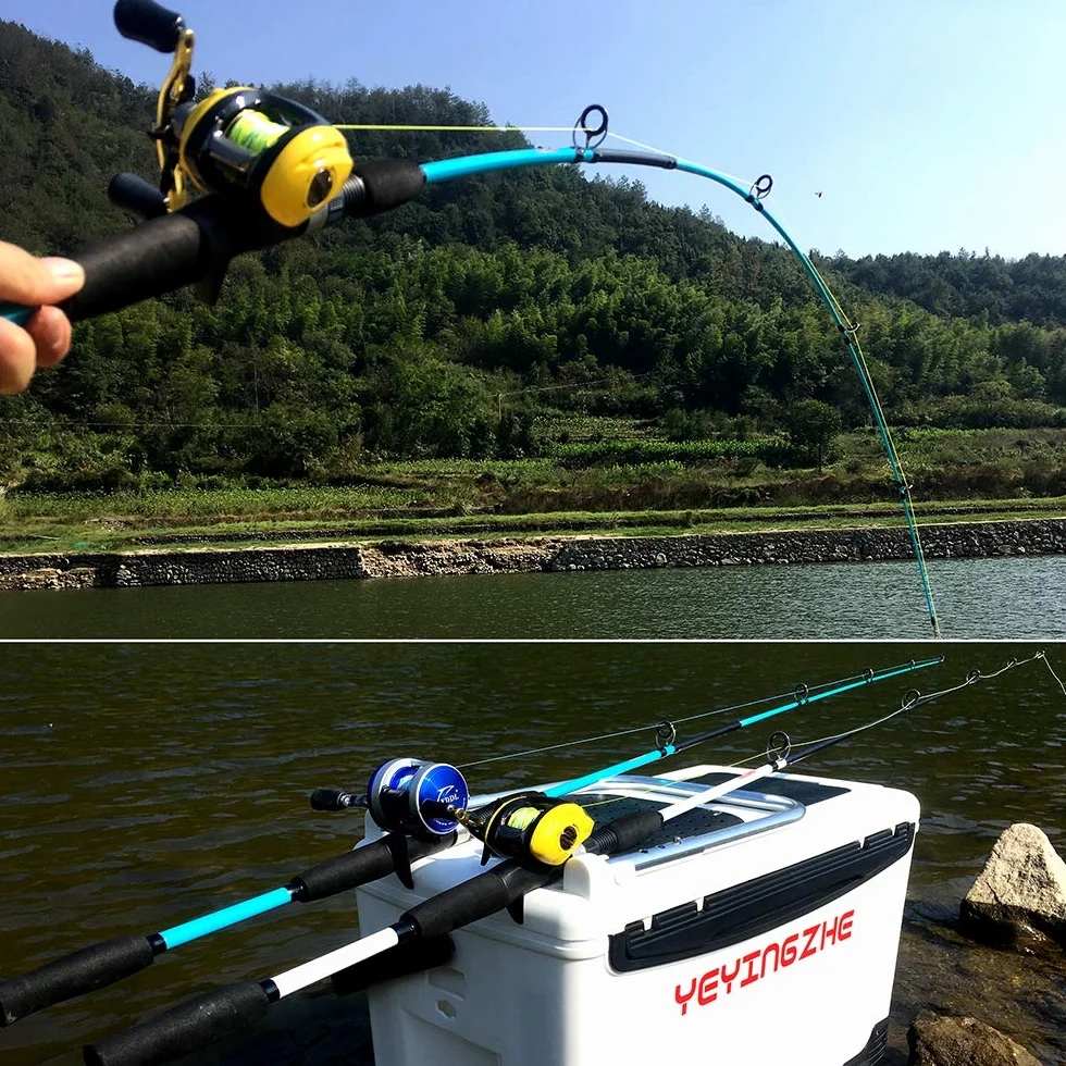 CañAs De Pescar Barra 1. 5m 1.8m m Power Lure Barning Casting Spinning WT 3G-21G Ultra Light Boat Lure Fishing Vared CañA De Pescar(Multi,1.8 m)