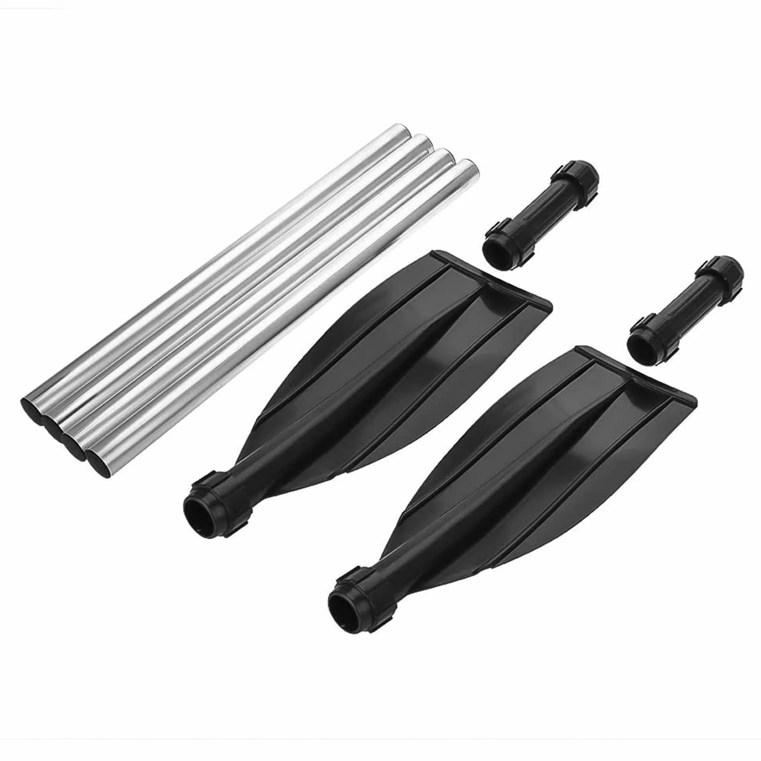 GOTOTOP Remo de kayak de aluminio, 2 unidades, 126 cm, remo para kayak, tabla de remo, para canoa, kayak, tabla de surf, bote inflable, -