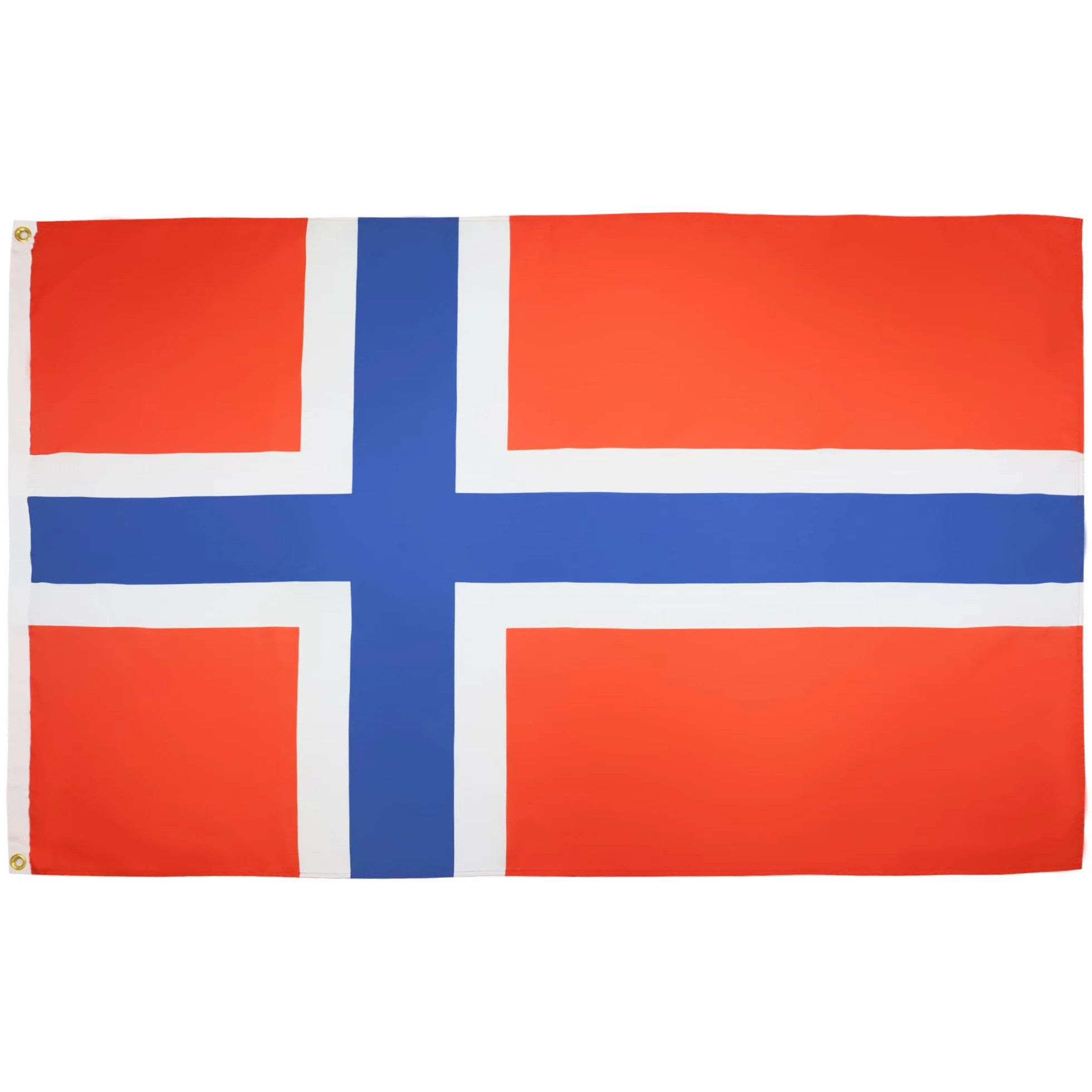 AZ FLAG Bandera Noruega 250x150 cm 100% Poliéster Ojales Metal 300g Colores Vivos Resistente Decoloración