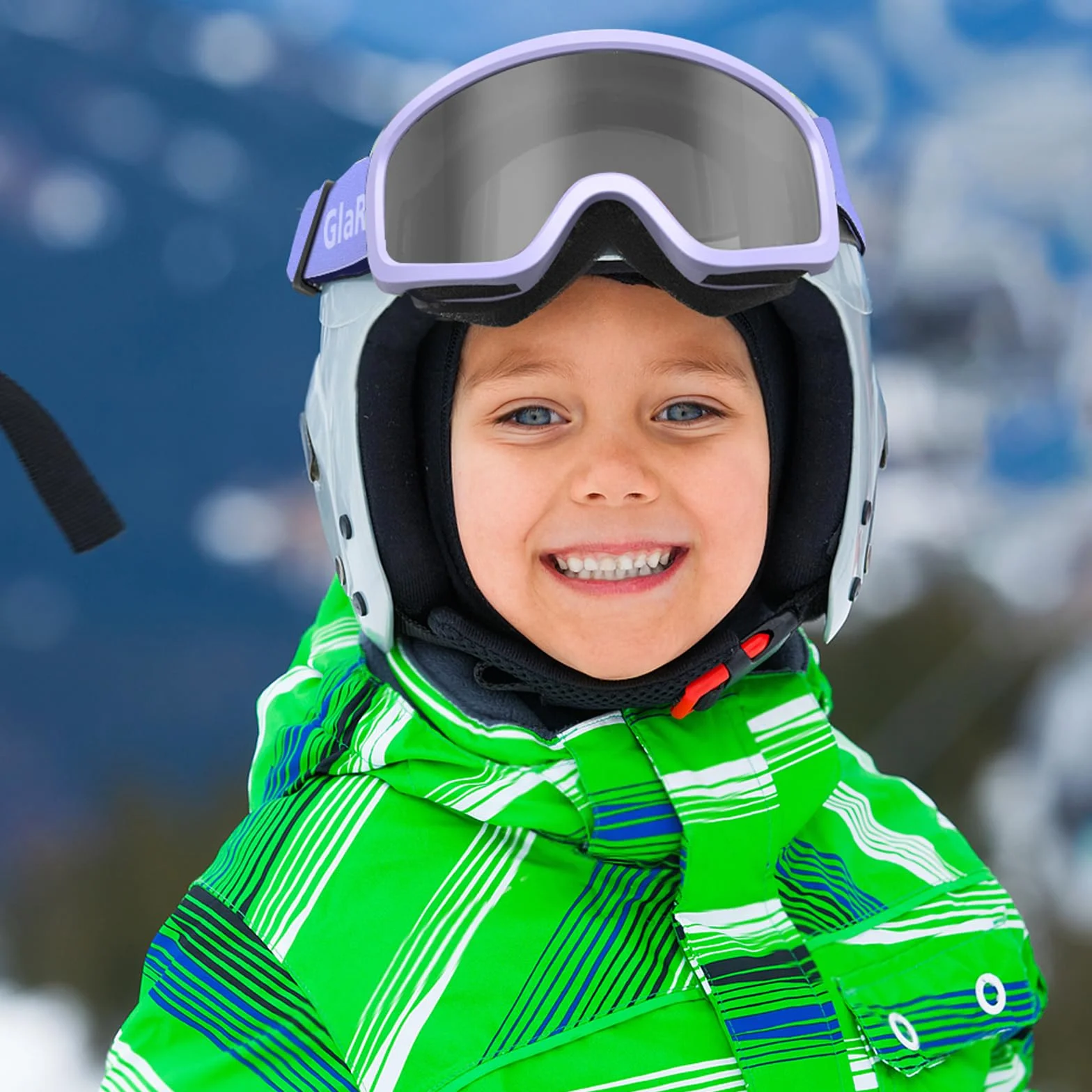 Gafas de esquí para niños antivaho protección UV400