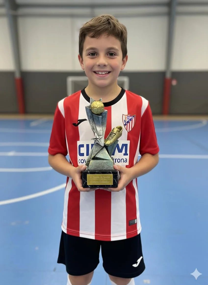 Trofeos Fútbol Pichichi Grabados Mejor Jugador Personalizado