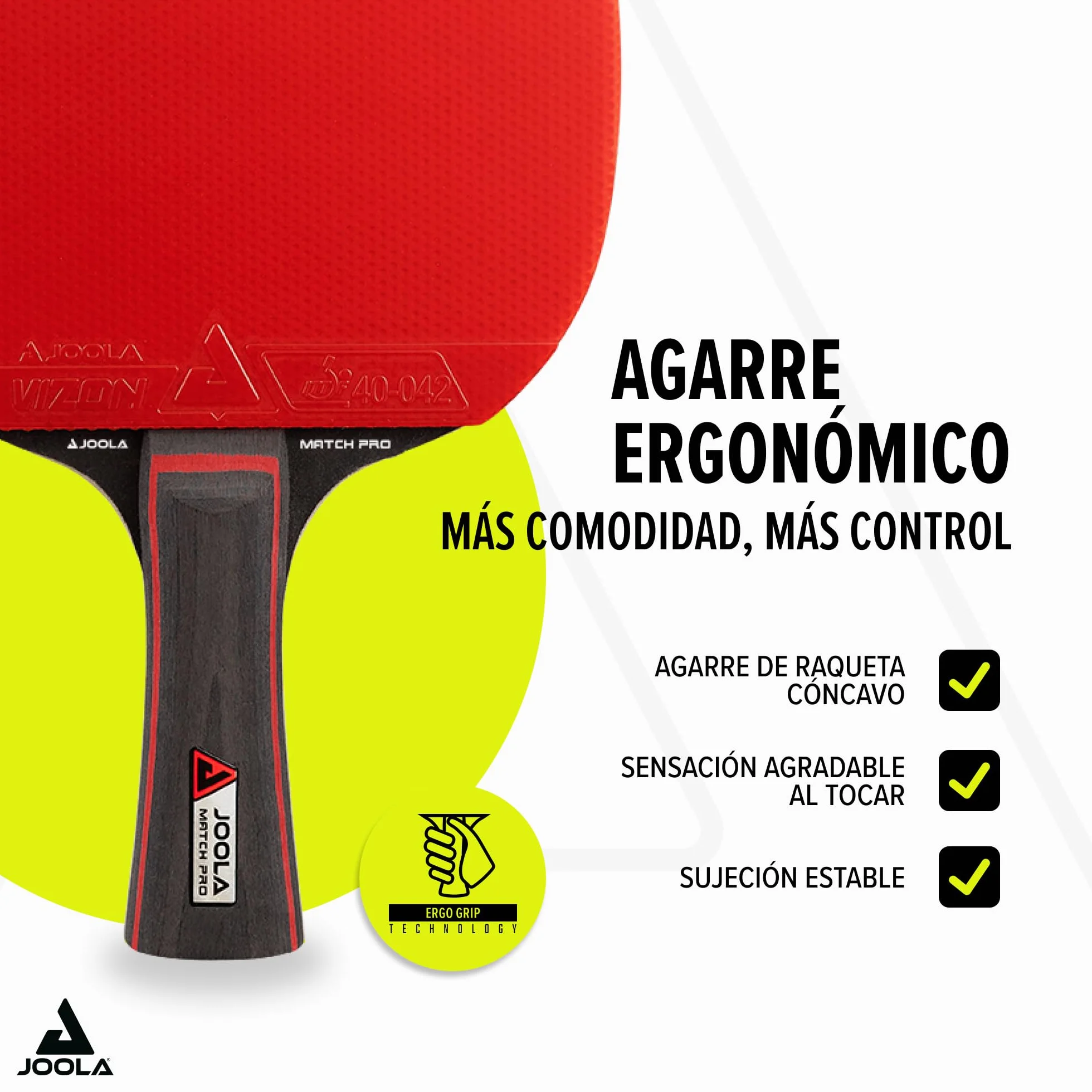 JOOLA Set Duo Pro 2 Raquetas 3 Pelotas Ping Pong Funda Protectora Rojo Negro 6 Piezas