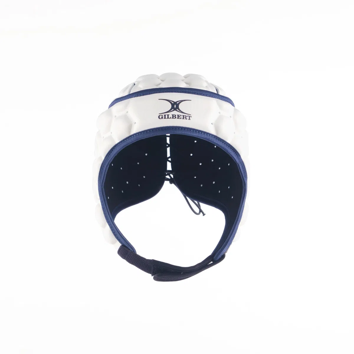 Casco Rugby Gilbert XP 250 Blanco (Headguard), Tallas Senior/Junior