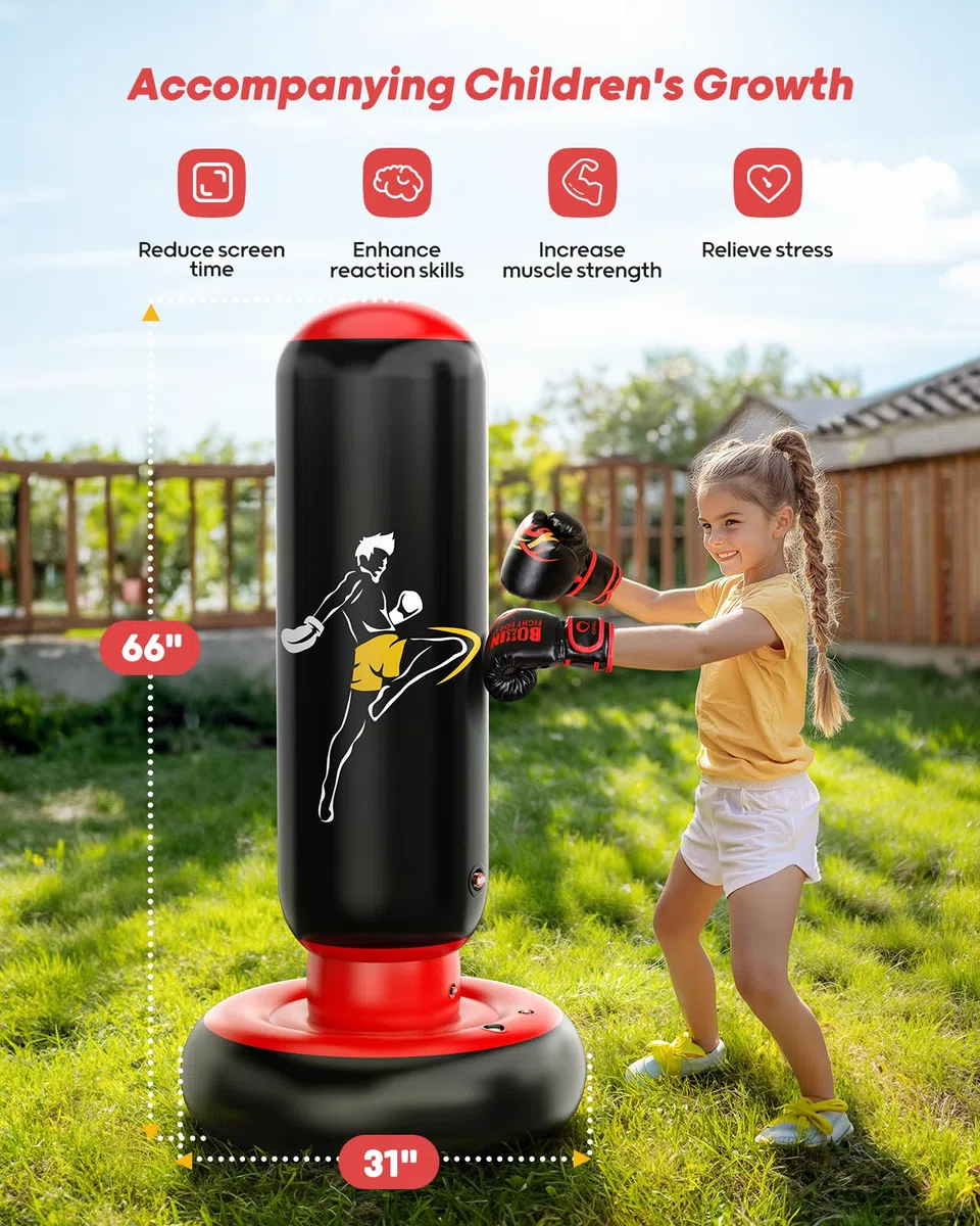 QPAU Saco de Boxeo para niños