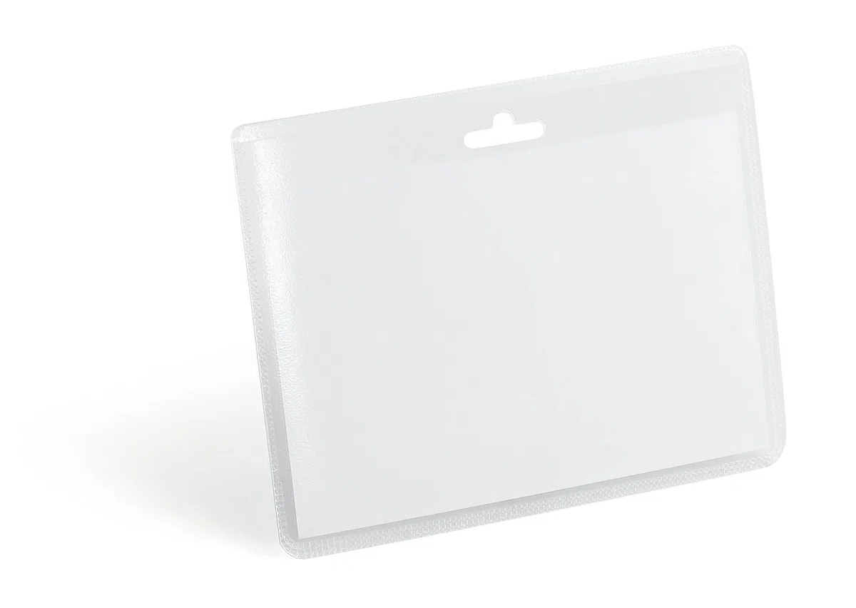 Durable 825119 - Placa para nombre (60 x 90 mm, polipropileno, 20 unidades)