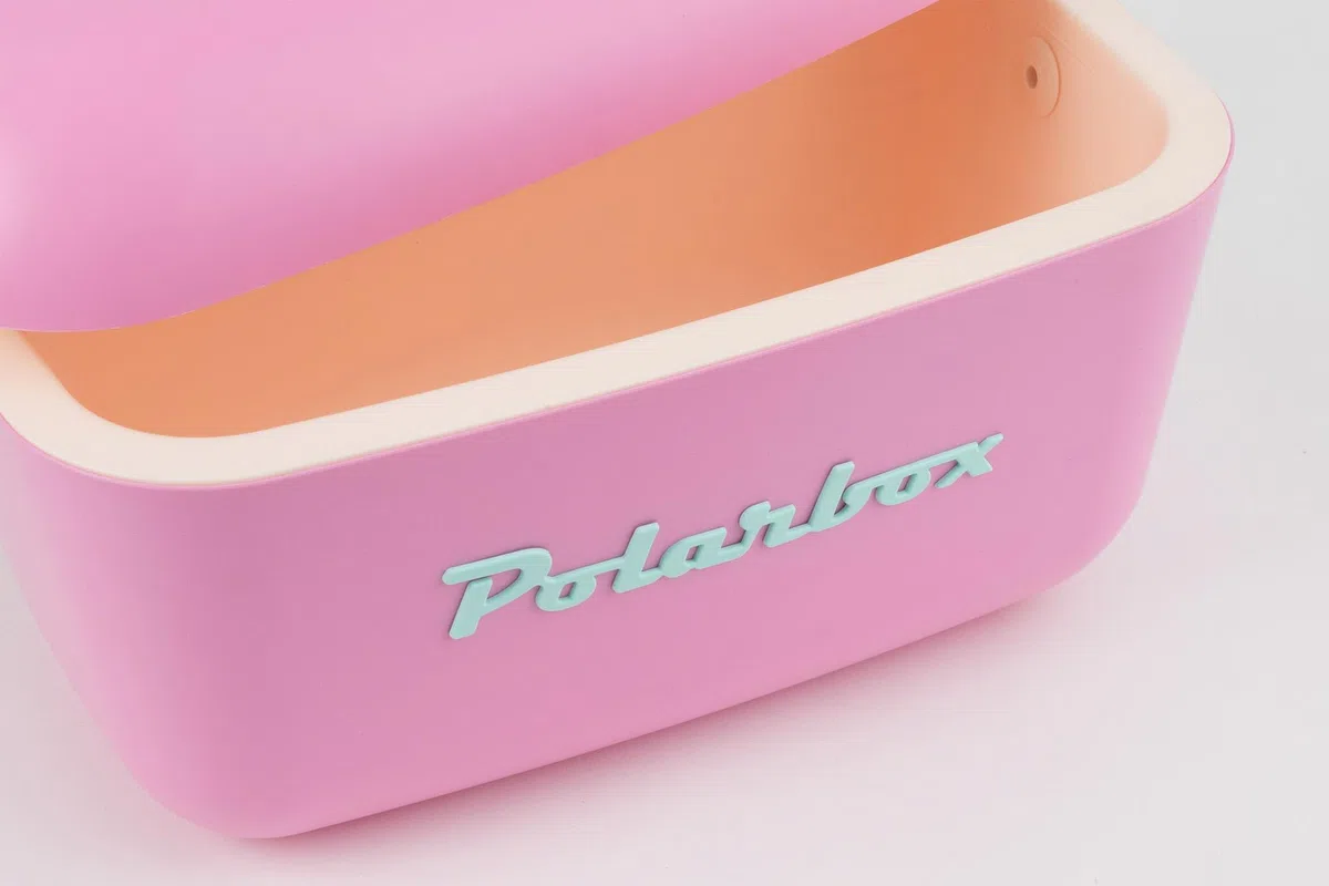 Polarbox Nevera de 20 L, caja de hielo, nevera grande, para picnic, playa, camping, jardín, caja de almacenamiento fresca, color rosa chicle, cian pop