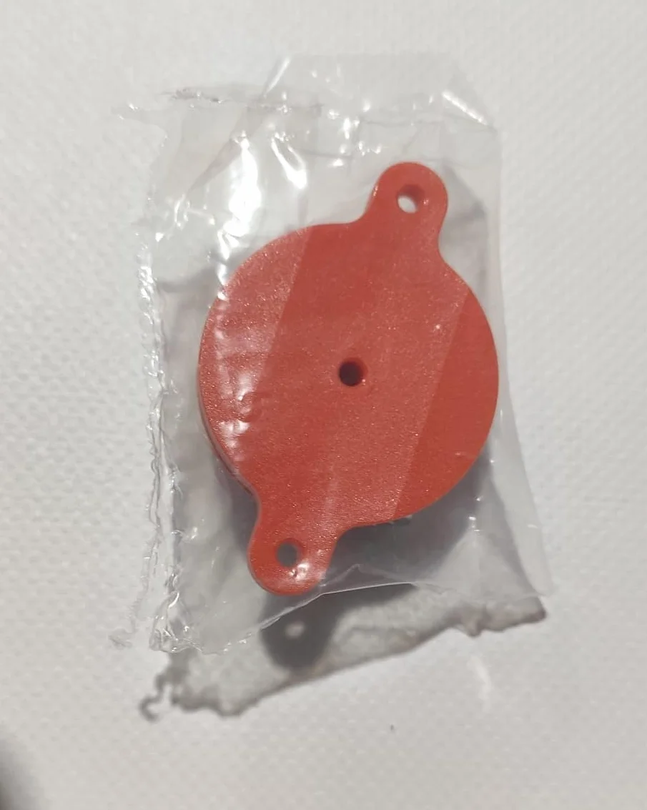Ganchos sujeta Redes Universales sujeta Redes antilesión para porterías de fútbol y Balonmano Color Naranja de Nylon inyectado con Tornillo autotaladrante Incluido (Naranja)