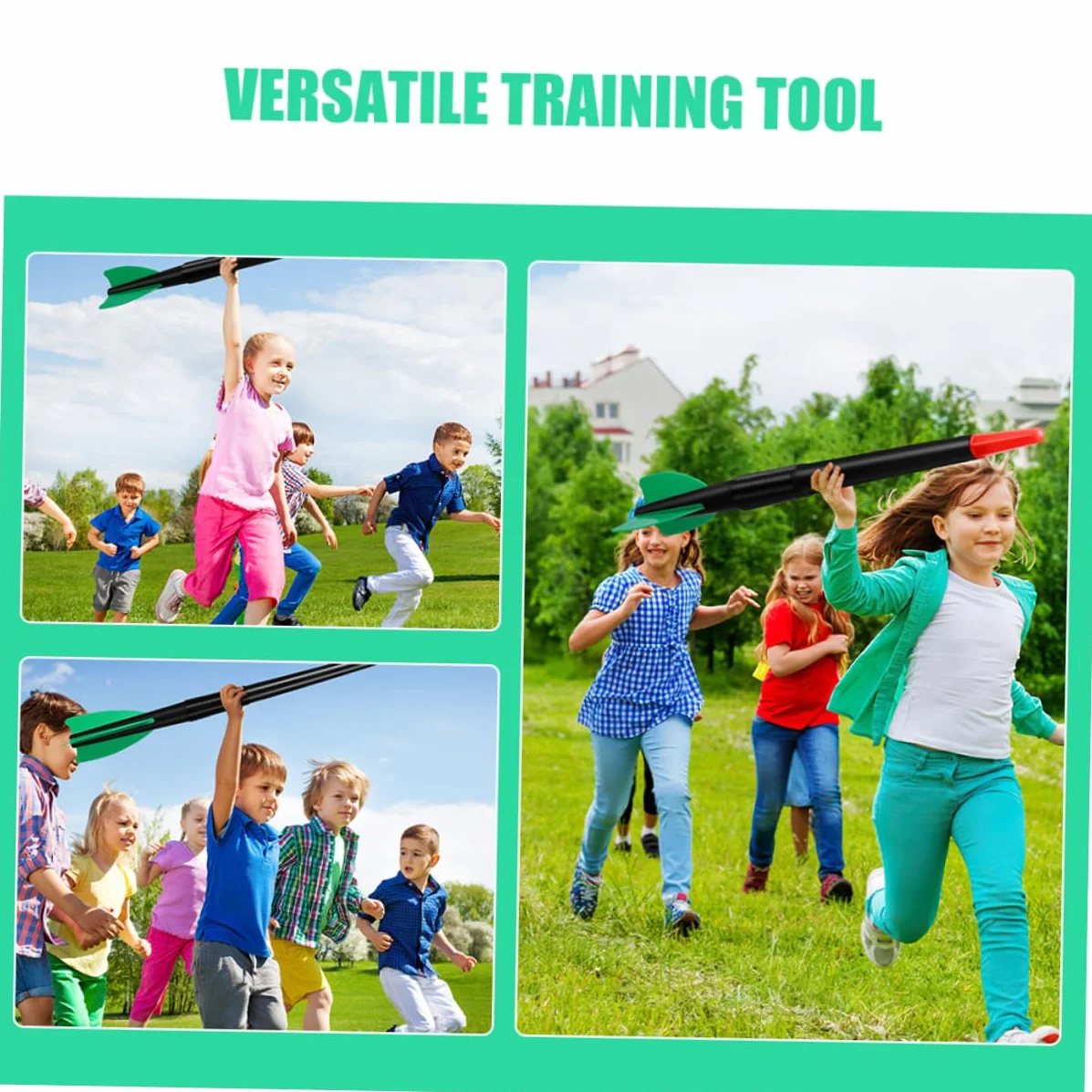 BESPORTBLE Jabalinas Infantiles de Plástico ABS, 2 Piezas, Entrenamiento Sensorial para Niños