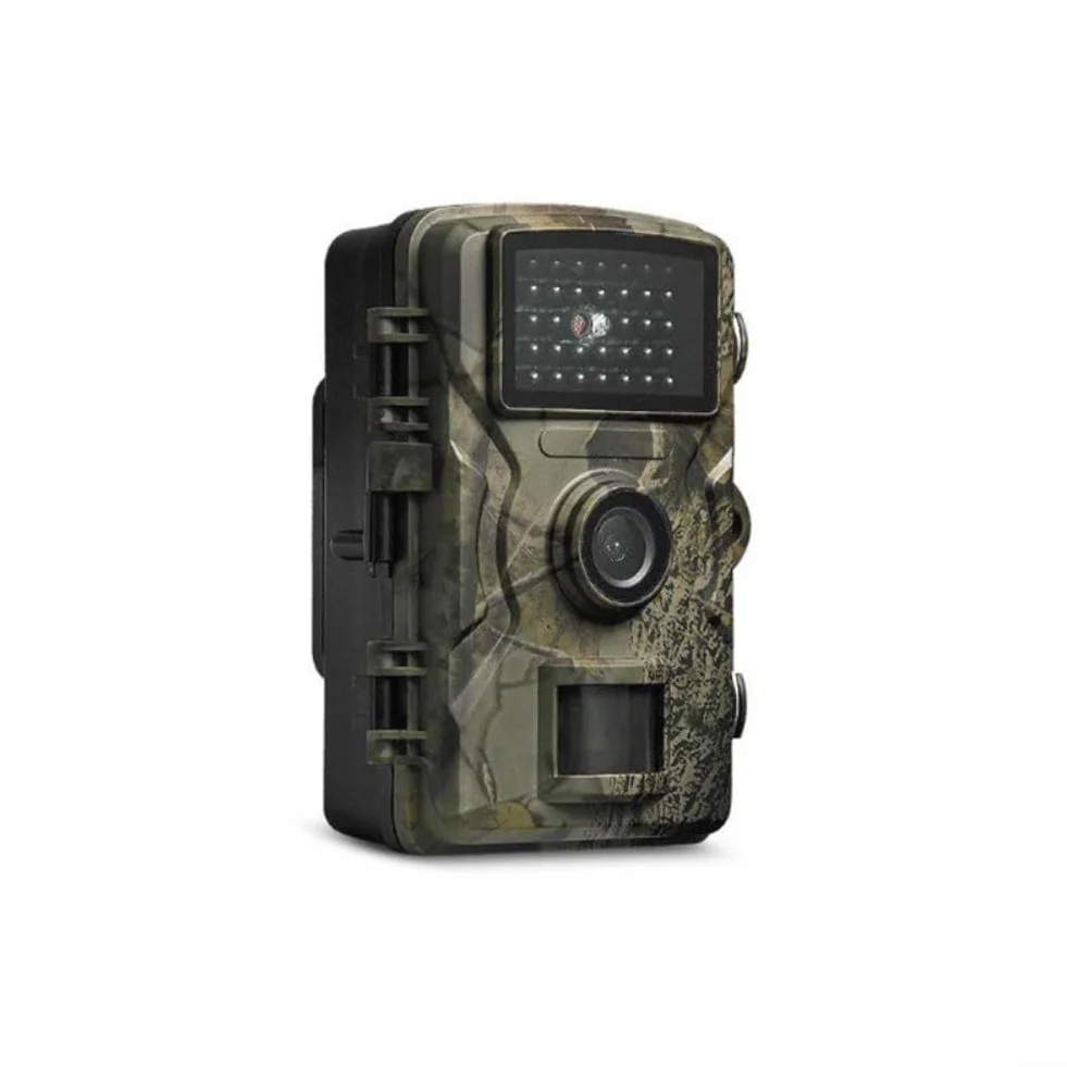 Cámara Fototrampeo 12MP 1080P, Cámara de Caza con Visión Nocturna 40IR y 0.8s de Disparo, IP66 Impermeable para Vida Silvestre, Monitoreo Exterior y Seguridad