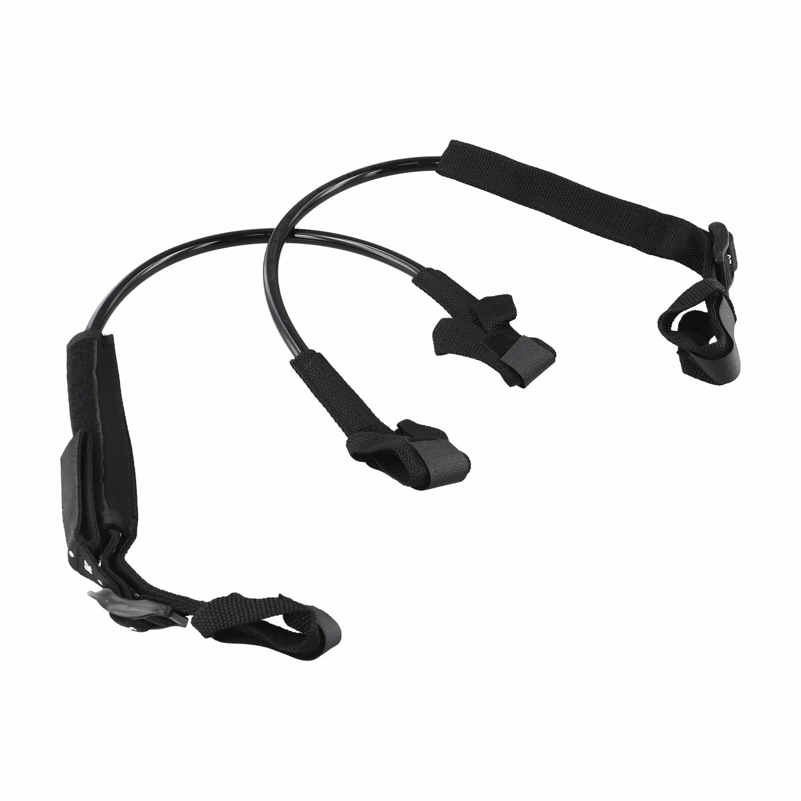 Arnés de Windsurf Antideslizante Ajustable Paquete de 2, Poliuretano, 22-28 Pulgadas, Negro