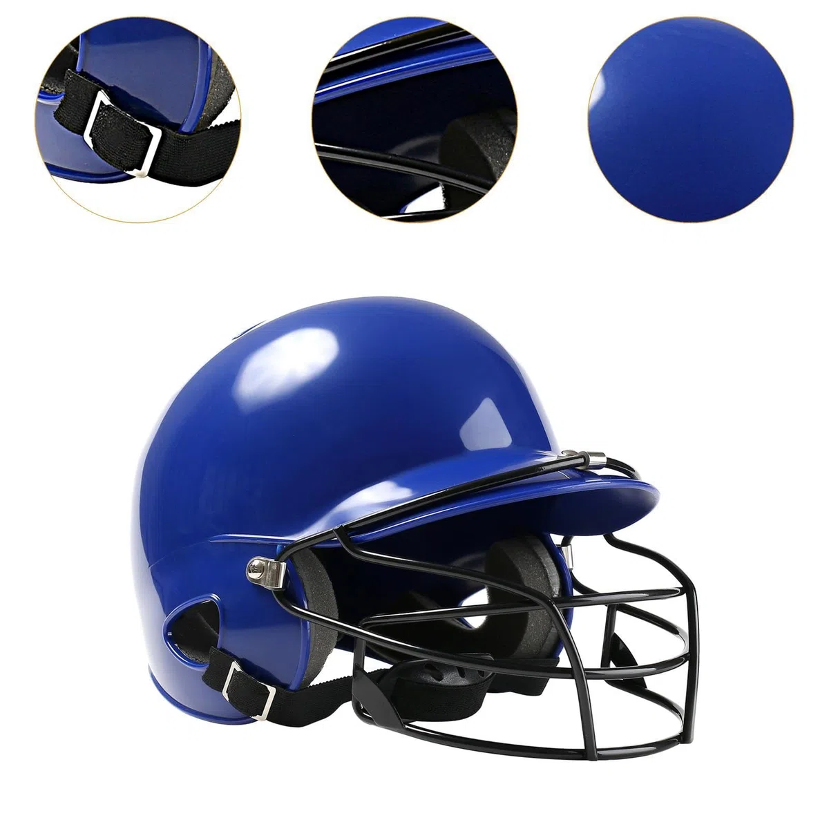 Fenteer Equipo de Softbol con Casco Y Mascarilla para Adultos, Protección Esencial