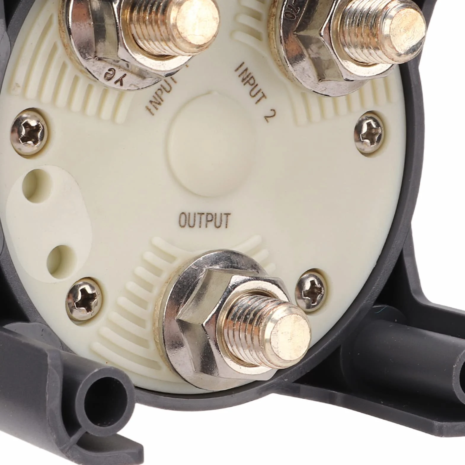Interruptor de Desconexión de Batería Marina 500A Pesada con Selector de 4 Posiciones para Vehículos Recreativos y Botes, ABS y Construcción de Cobre Estable, Rendimiento Impermeable Confiable
