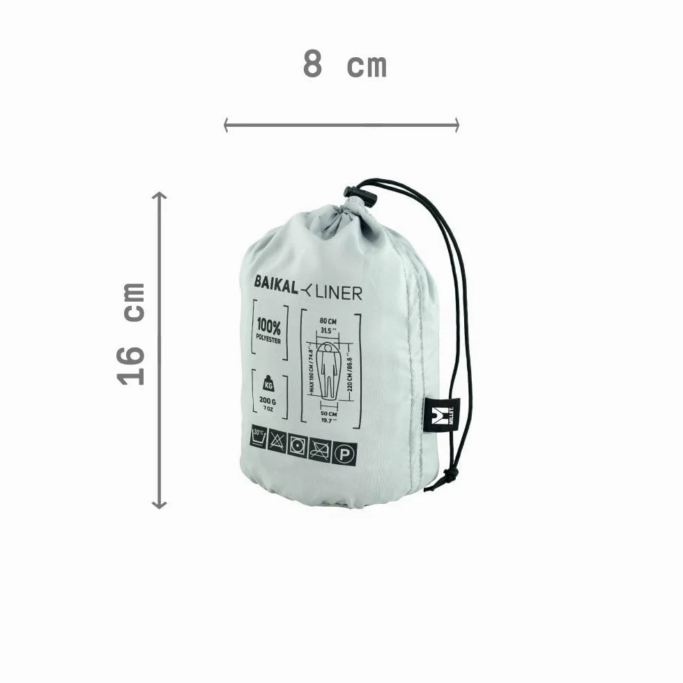 MILLET Baikal Liner Unisex, Blanco (Nuevo Logo), Talla única